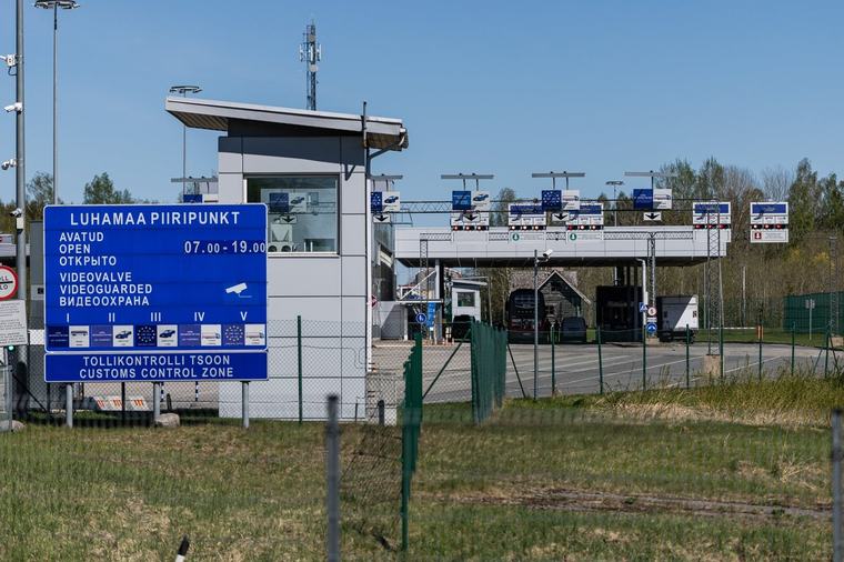 Politsei sulges ajutiselt Luhamaa piiripunkti